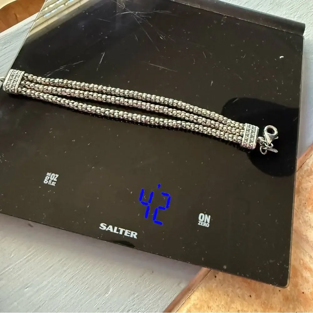 Silpada 925 Sterling Silver Multi Chain Bracelet